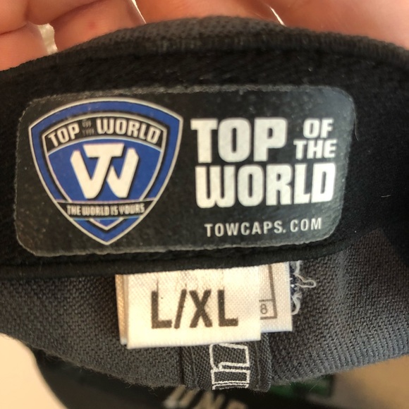 Fitted Notre Dame Hat Gray & Green - Picture 4 of 5